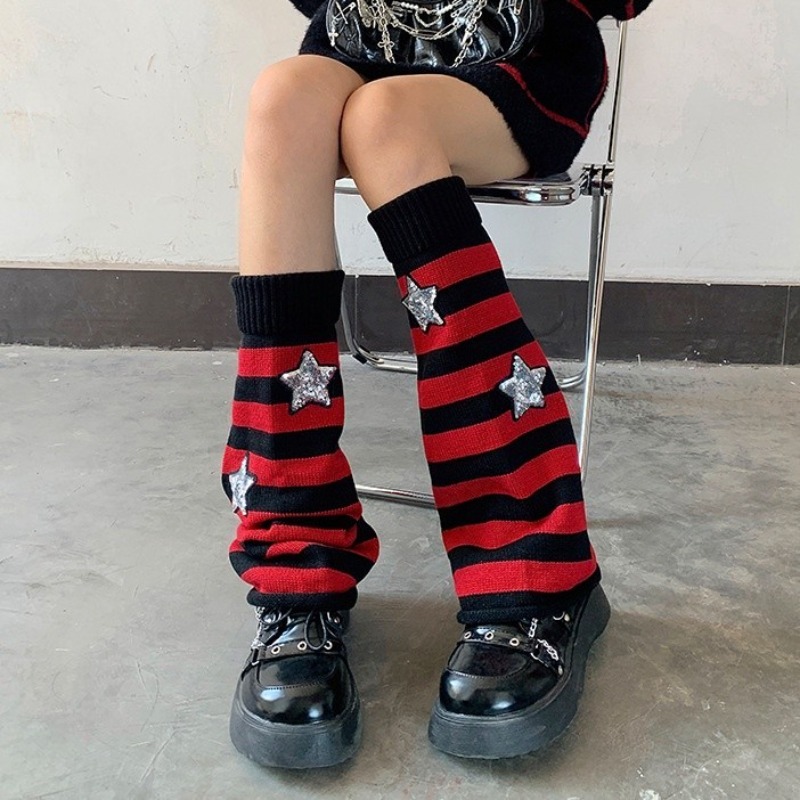 ถุงเท้าลายทางสไตล์โกธิคคริสต์ม - Women'S Emo Accessories บทวิจารณ์และราคา