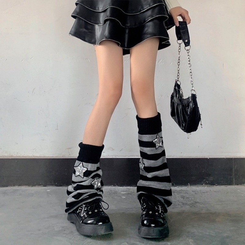 ถุงเท้าลายทางสไตล์โกธิคคริสต์ม - Women'S Emo Accessories บทวิจารณ์และราคา