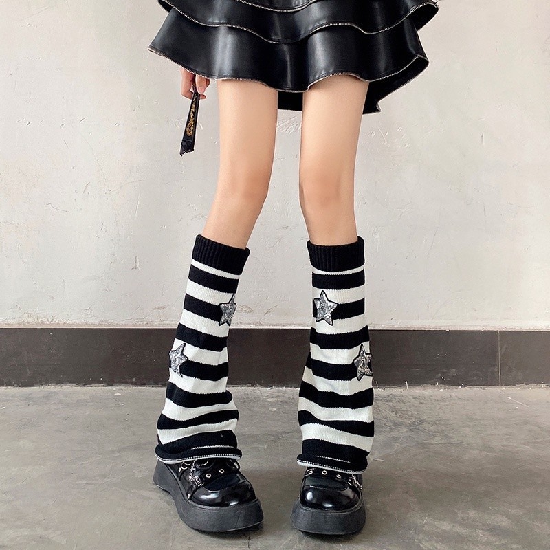 ถุงเท้าลายทางสไตล์โกธิคคริสต์ม - Women'S Emo Accessories บทวิจารณ์และราคา