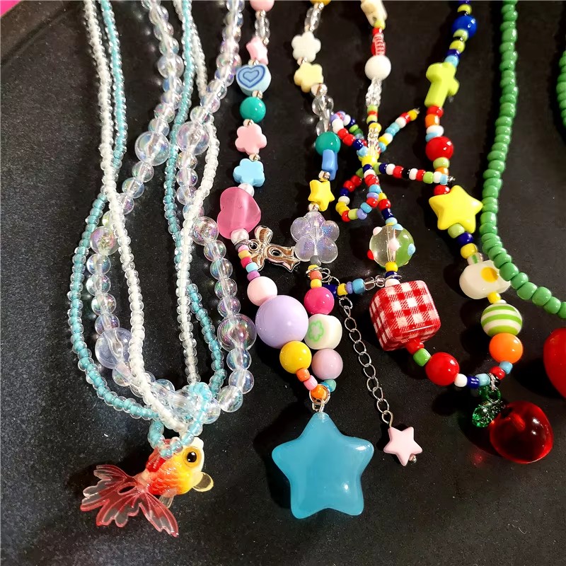 น่ารักฤดูร้อน Y2K หัวใจผลไม้มะ - Women'S Emo Accessories บทวิจารณ์และราคา