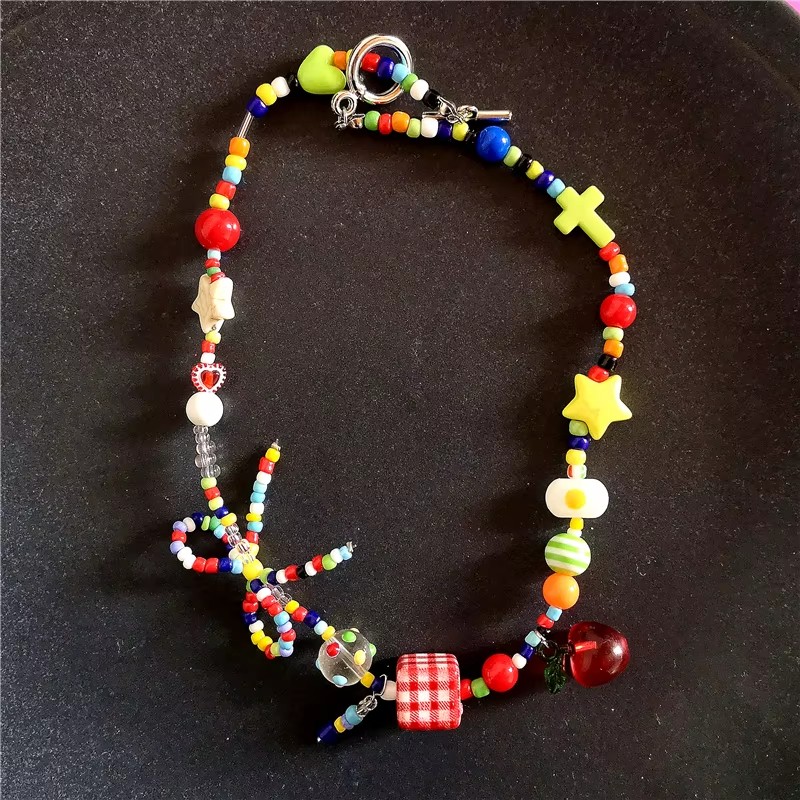 น่ารักฤดูร้อน Y2K หัวใจผลไม้มะ - Women'S Emo Accessories บทวิจารณ์และราคา