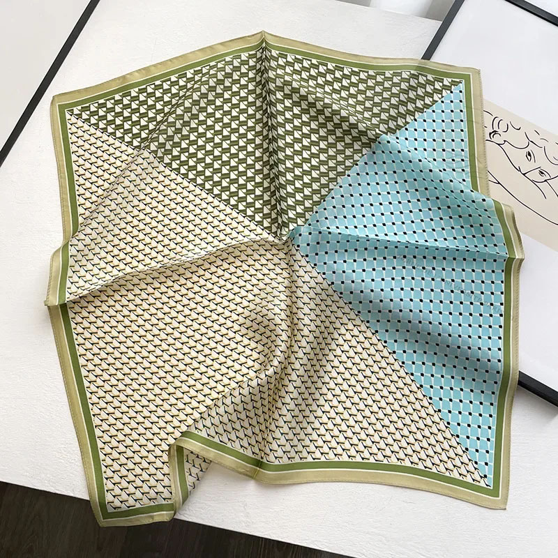 ผ้าพันคอผู้หญิงใหม่ฤดูใบไม้ผลิ - Silk Scarf Square บทวิจารณ์และราคา