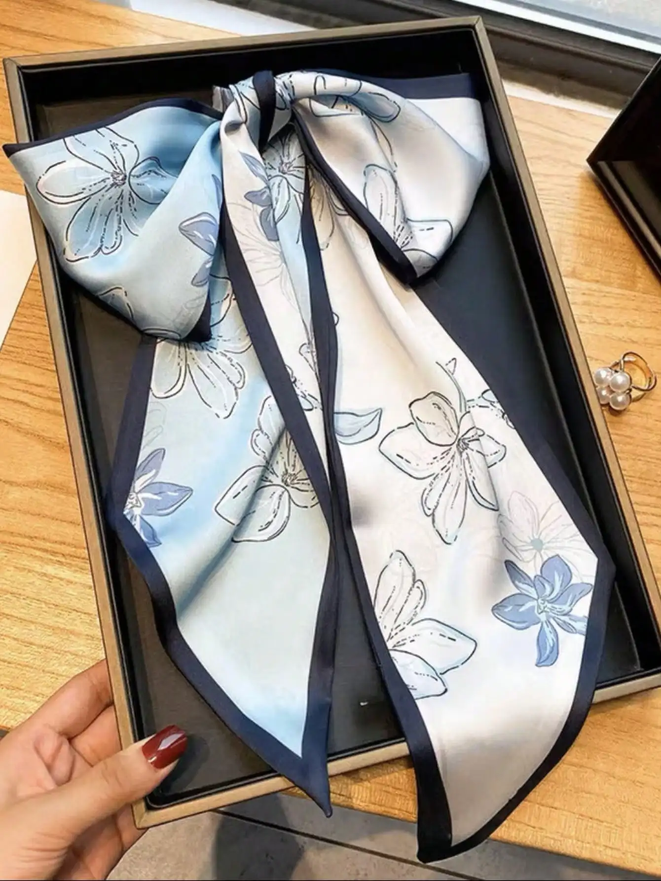 ผู้หญิงฤดูใบไม้ผลิ/ฤดูร้อน Cas - Silk Scarf Square บทวิจารณ์และราคา