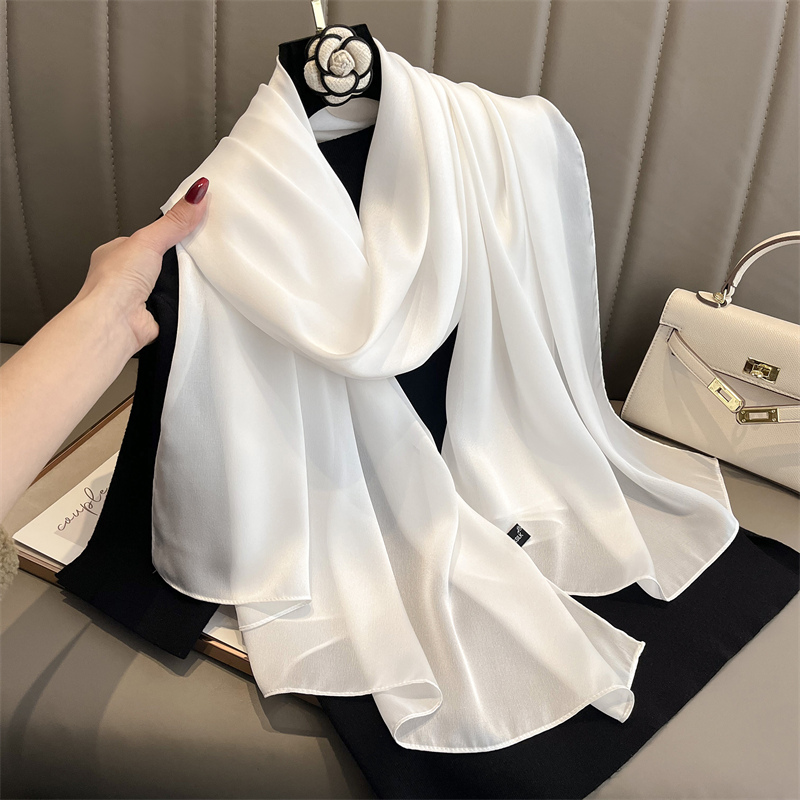 2024 แบรนด์หรูฤดูใบไม้ผลิขนาดใ - Silk Scarf Square บทวิจารณ์และราคา