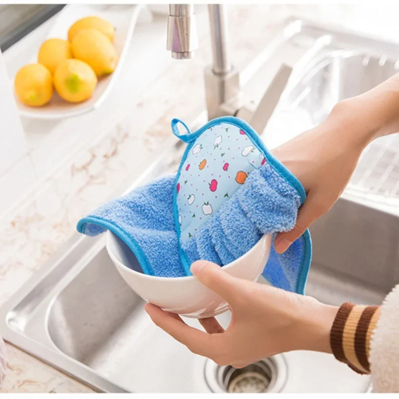 1 ชิ้น ผ้าขนหนูคอรัลเวลเวทสำหร - Women Kitchen Accessories บทวิจารณ์และราคา