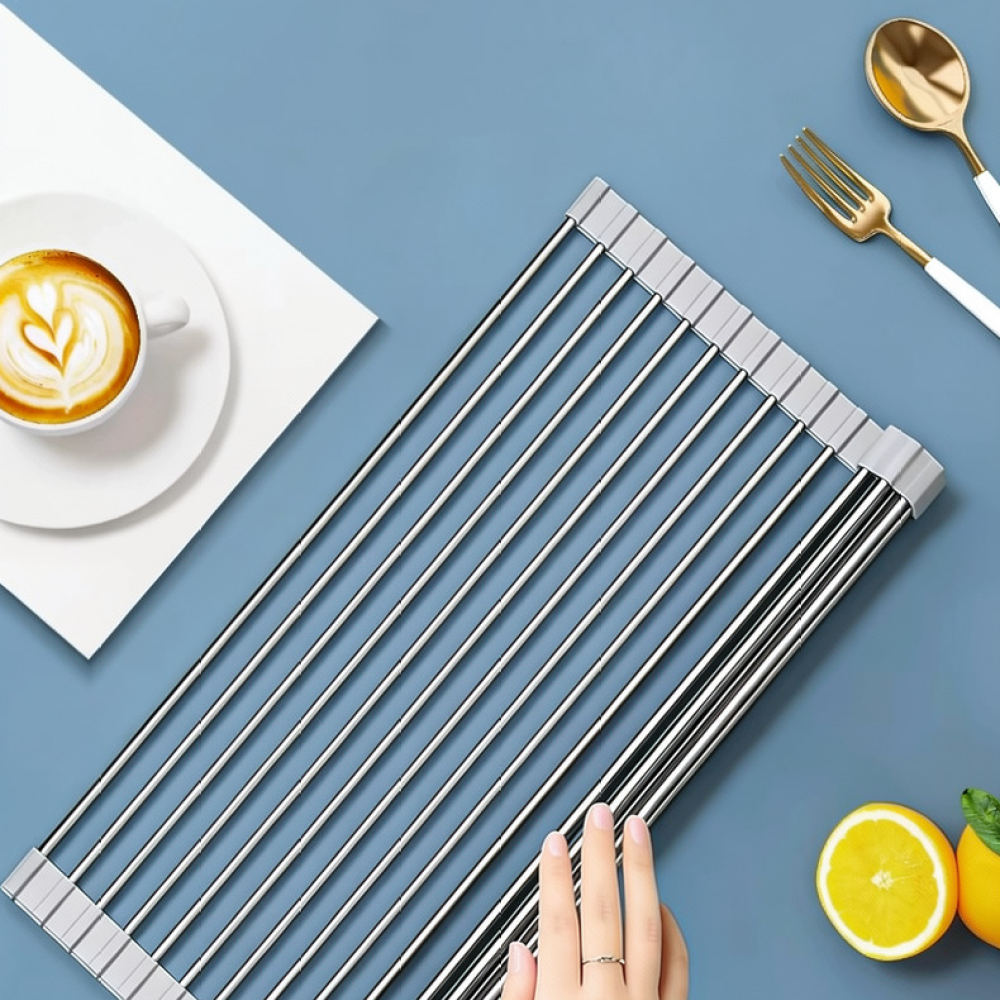 ตะแกรงวางจานสแตนเลสสำหรับอ่างล - Women Kitchen Accessories บทวิจารณ์และราคา