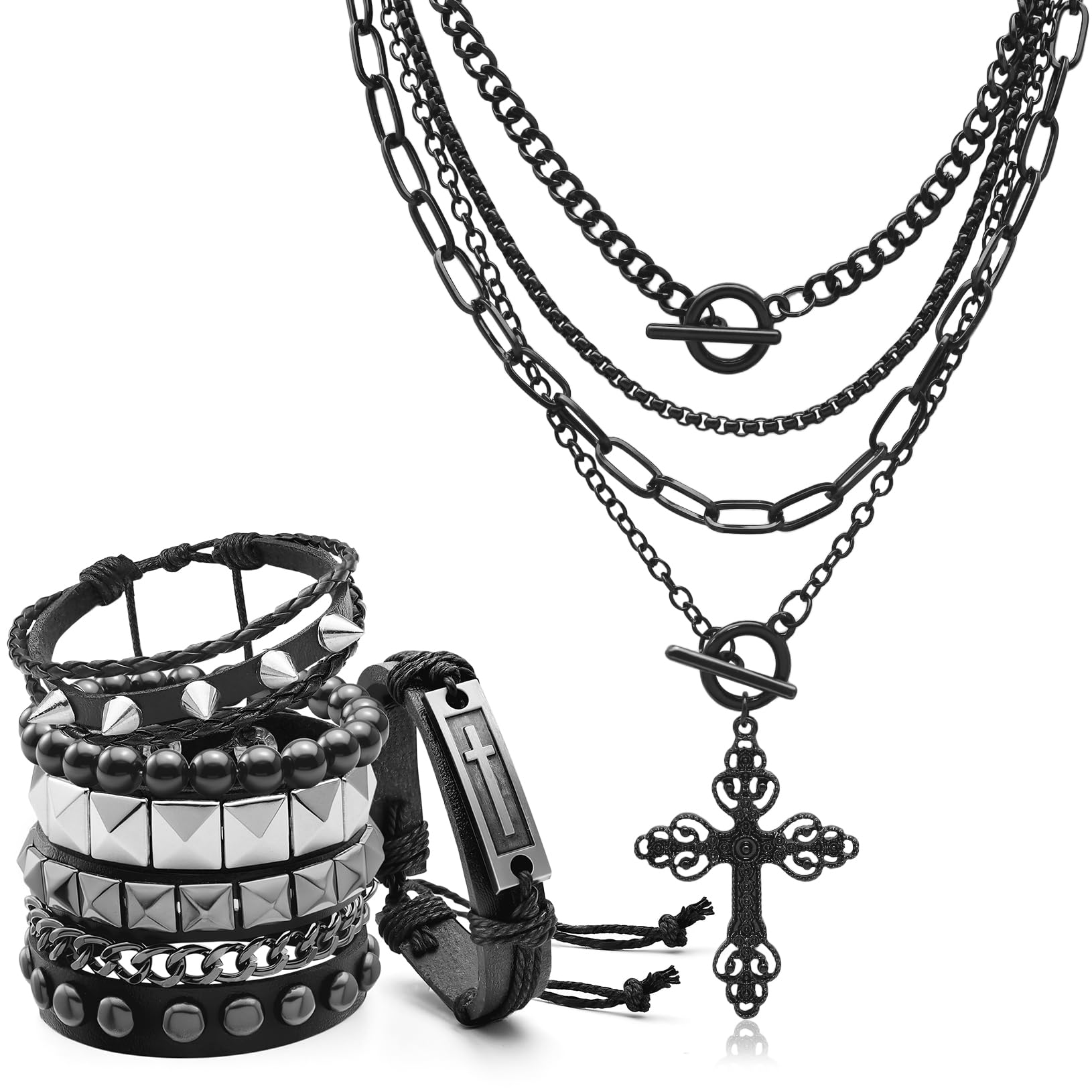 จี้กางเขนสไตล์กอธิค สร้อยคอแบบ - Women'S Emo Accessories บทวิจารณ์และราคา