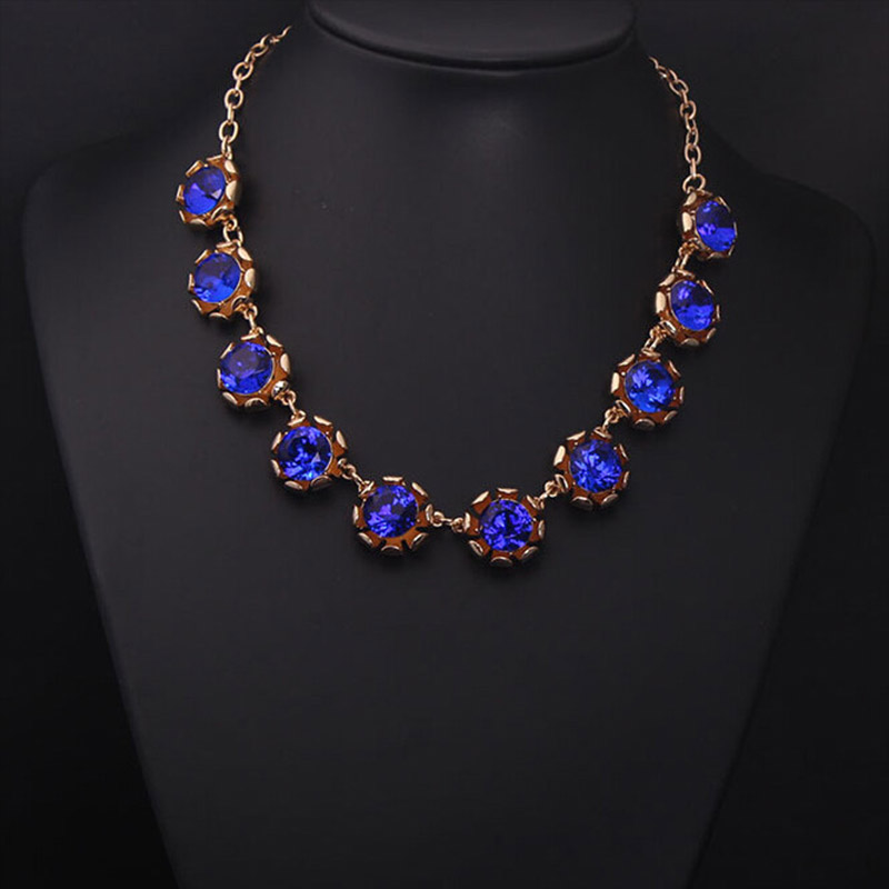 ใหม่หรูหราคริสตัลสร้อยคอผู้หญิ - Women Accessories Dubai บทวิจารณ์และราคา