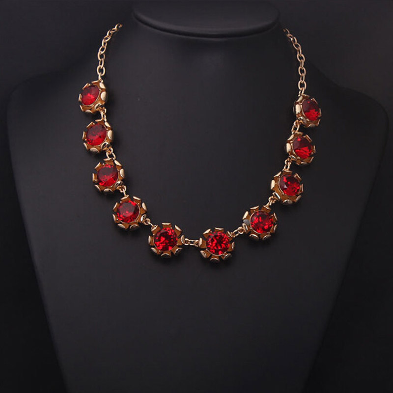 ใหม่หรูหราคริสตัลสร้อยคอผู้หญิ - Women Accessories Dubai บทวิจารณ์และราคา